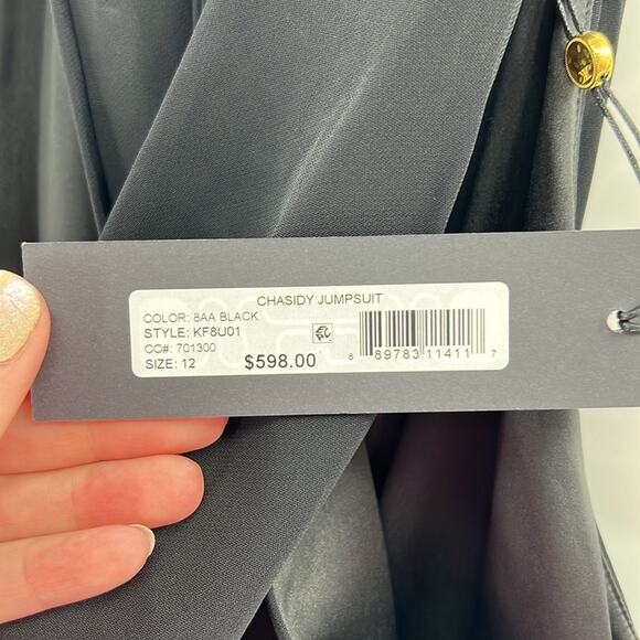 Kobi Halperin Women's Chasidy Jumpsuit - Black - 12 - New with tags - Picture 5 of 11